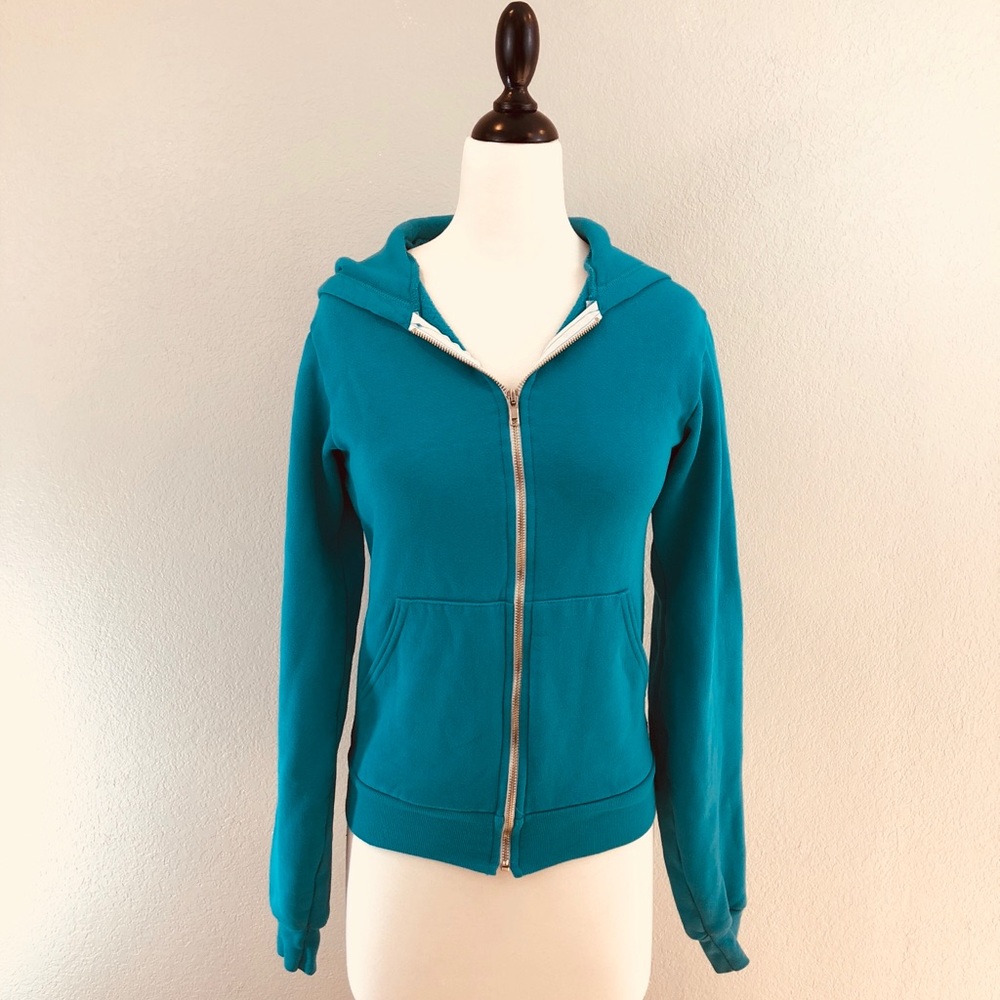 Cute teal hoodie!